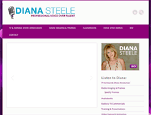 Tablet Screenshot of dianasteele.net